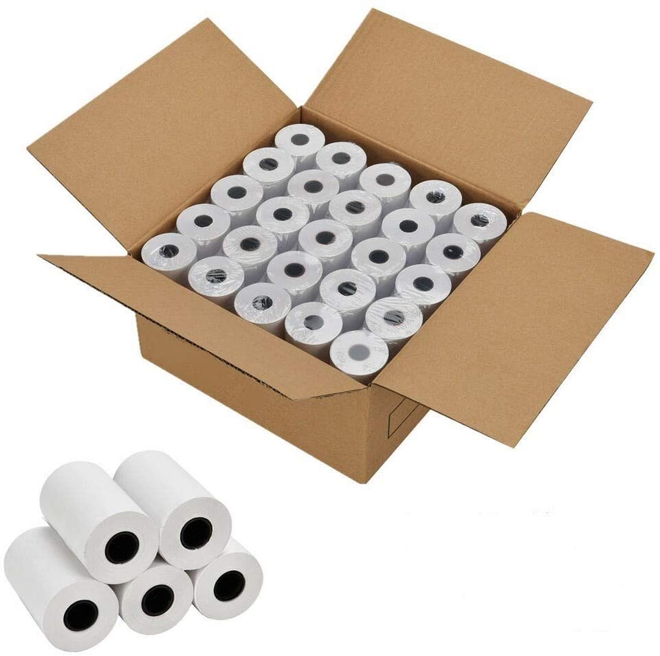 50 Rolls Thermal Receipt Paper 2 1/4 x 50′ Credit Card Cash Register POS Tape