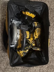 DEWALT 20V 4 Tool Set Circ Saw, Sawsall, Driver Multi Tool, 4 AH Battery & Charg