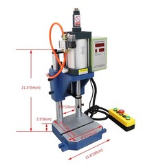 110V 1102lb/500kg Pneumatic Punch Press Machine with Controller 0.6Mpa-0.8MPa