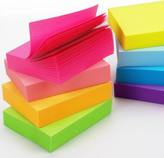24 Pads Sticky Notes 1.5X2 Inch Bright Colors Self-Stick Pads Total 1800 Sheets