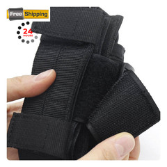 Tactical Molle Radio Holster Holder,Military Heavy Duty Pouch Bag for Black
