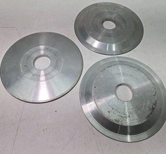 Lot of 3-DPI Diamond 6 “x 1.25” Type 12-Dish Diamond Grinding Wheel-USA-BB