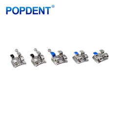 POPDENT Dental Orthodontic Metal Brackets MIM MBT/ROTH 022/018 345H Monoblock