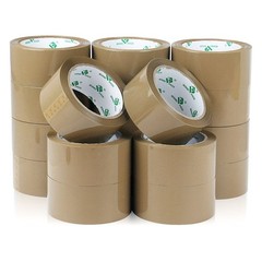 Brown Packing Tape 2 Inch x 110 Yards Moving Shipping Box Sealing 2.0 Mil