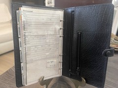 Vintage British Filofax Travelfax Made In England 1987 NOS