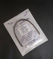 Dental Orthodontic Super Elastic Wire Niti Round Arch Wires Natural Form