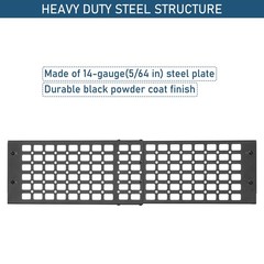 For 2013-2017 Subaru XV Crosstrek Rear Overhead MOLLE Ceiling Cargo Shelf Steel