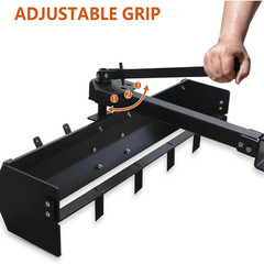 42in Tow Behind Box Scraper Heavy Duty for ATV UTV Lawn Tractor with Weight Tray