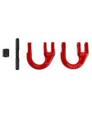 5/16” G80 Hammerlock Coupling Link 4400Lbs Chain Connector 4 Pack Red Steel
