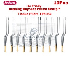 10PCS Hu-Friedy Cushing Bayonet Perma Sharp Tissue Pliers TP5062