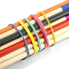 Officemate Assorted Size and Color Rubber Bands, 4 oz (82025), 0.05 x 5.75 x …