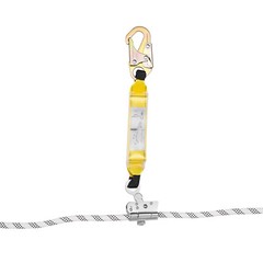 25ft Vertical Lifeline 3527.4lbs Lanyard Fall Arrester Protection Equipment Rope