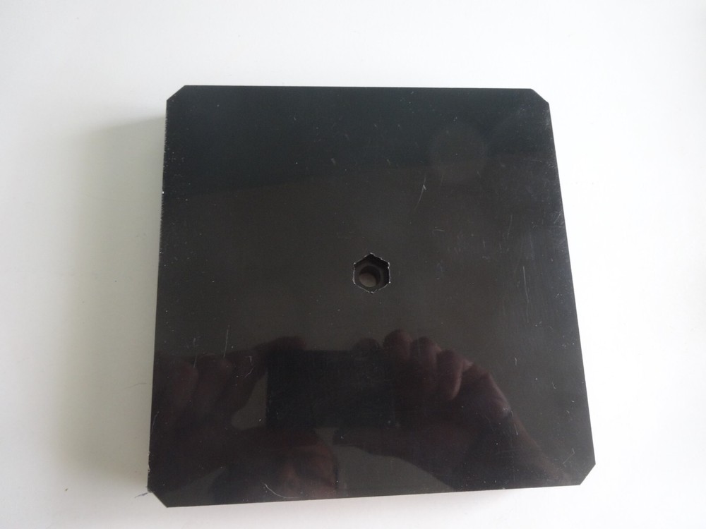 Plastic Natural Black HDPE Plastic Sheet 3/4″ x 5 15/16″ x 5 5/16″