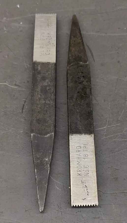 2 External Hand Chasers Carbon Steel CS 18 TPI UN # 6 -Rethreading Repair Chaser