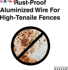 Electric Fence Wire 250ft Spool Aluminum Wire 17 Gauge