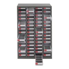 60 Drawers Hardware Tools Storage Cabinet Shop Bolt and Nut Tool Organizing Case