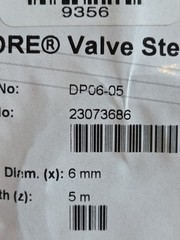 Gore DP06-05 6MM X 5M VALVE STEM PACKING