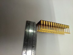 Chip carrier ceramic-gold C-DIP 28 pin 13-029-028 SILVERGLASS