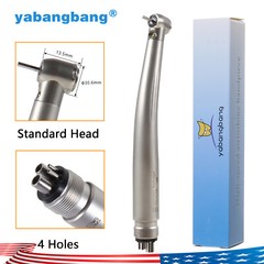 10pcs Dental Fiber Optic LED E-generator High Speed Handpiece 3 Spray 4 Hole st
