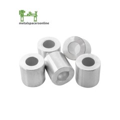 New Aluminum Spacer Bushing 1″ OD x 1/2″ ID–Fits M12 or 1/2″ Bolts