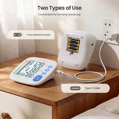 RENPHO LCD Blood Pressure Monitor Wrist Upper Arm Blood Pressure Machine, FSA