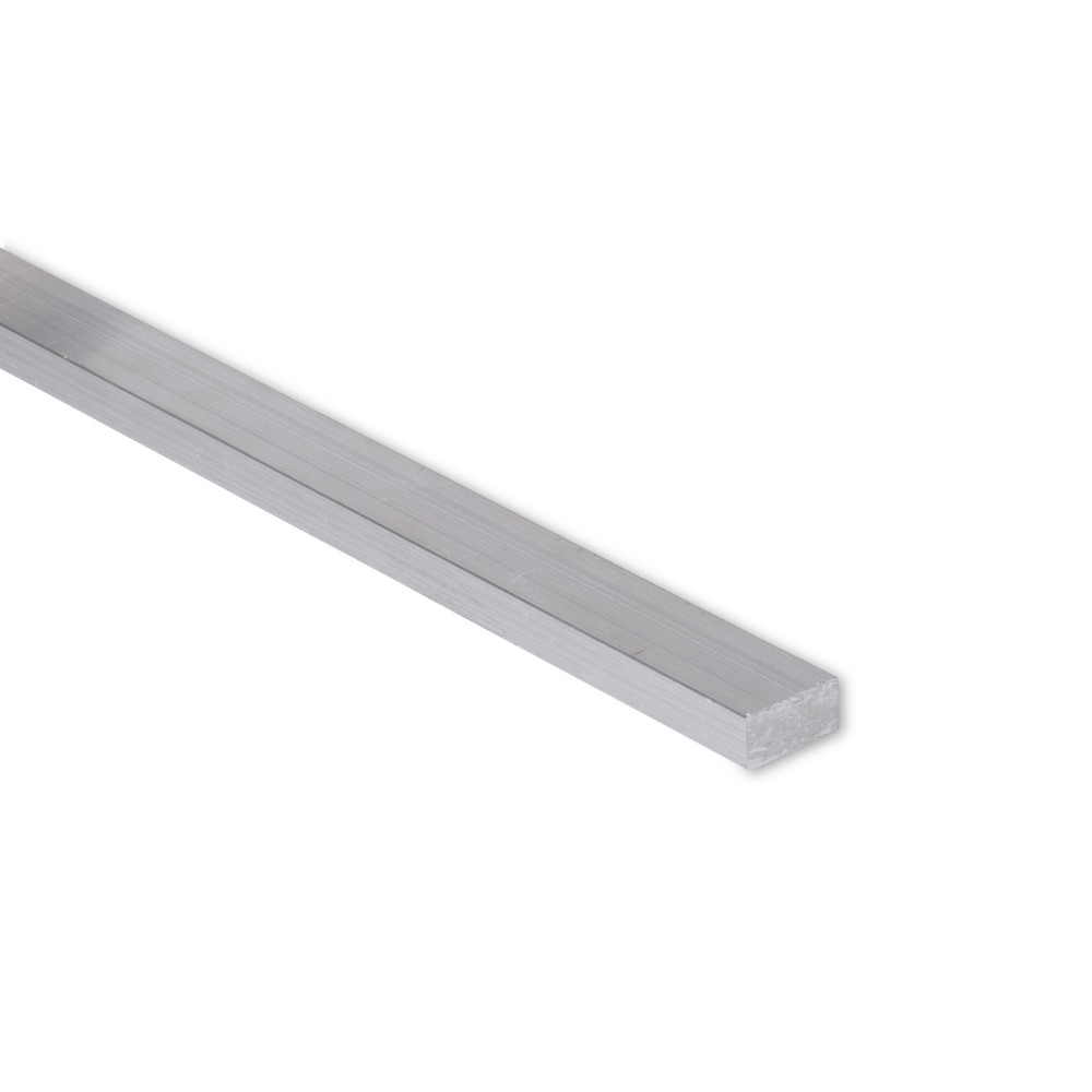 3/8″ x 1/2″ Aluminum Flat Bar, 6061 Plate, 24 Inch Length, T6511, 0.375″