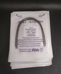 Dental Orthodontic Super Elastic Niti Round/Rectangular Arcos Arch Wires Natural