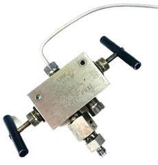 HIP THREE 3 WAY 2 STEM CONNECTION VALVES 30,000 PSI