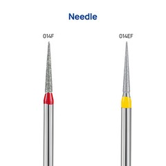 JMU Dental FG Burs Needle Shape Diamond Burs Fine Grit/Extra Fine 5pcs/pk