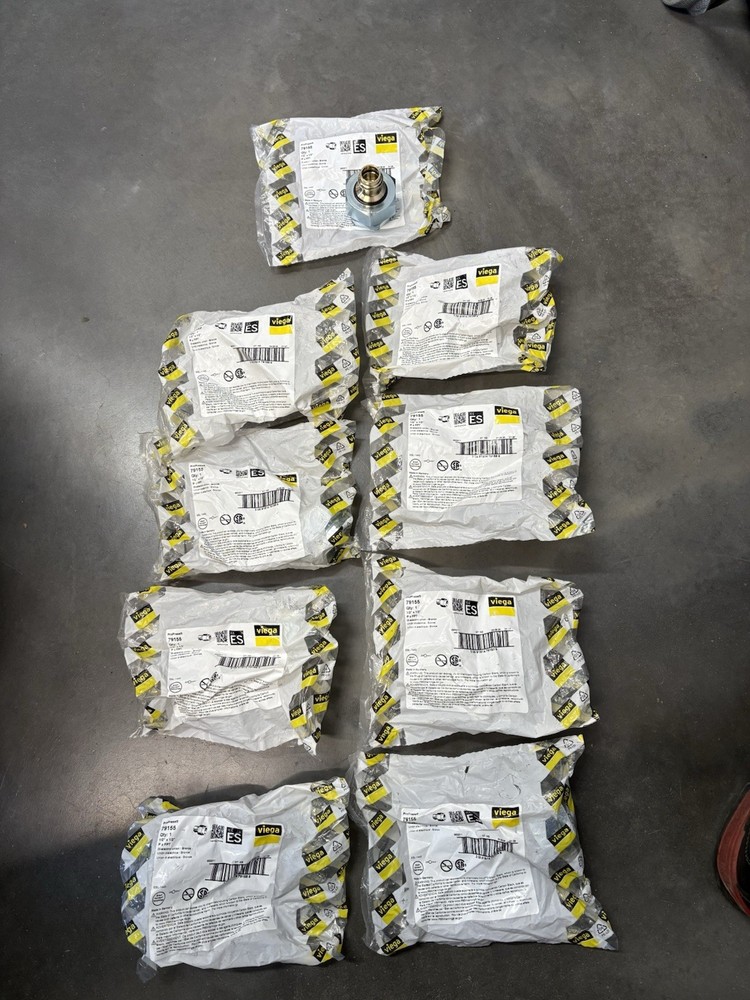 LOT OF 9 Viega LLC 79155 ProPress Di-Electric Union 1/2″ x 1/2″ D x F NPT FNFP