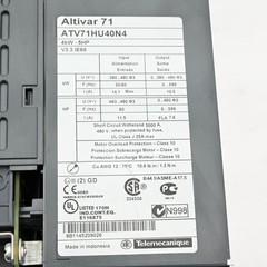 Schneider Electric Altivar 71 ATV71HU40N4 4KW – 5HP, 380-480V 3P