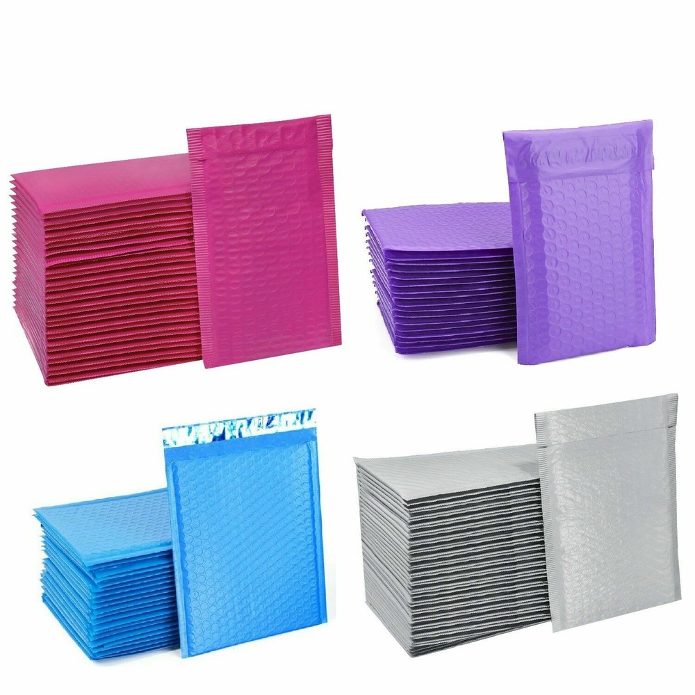 ANY SIZE POLY BUBBLE MAILERS SHIPPING PADDED BAGS ENVELOPES MAILING