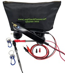 Loop Check Electrician Journeyman Test Continuity Tracer Phones Set JE002