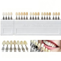 1/2 Set For VITA Classical Dental Shade Guide with Bleached Shades Clip New