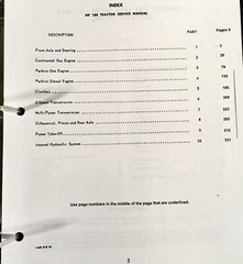 Massey Ferguson 180 Tractor Service Repair Shop Manual Technical Workshop Mf180