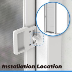 Replacement Andersen Screen Door Latch Compatible with White