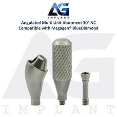 5 Angled 30° Multi Unit Prosthetic NC Int Hex Megagen® BlueDiamond Compatible