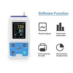 US Stock ABPM50 24 Hours Ambulatory NIBP Monitoring PC Software Adult cuff