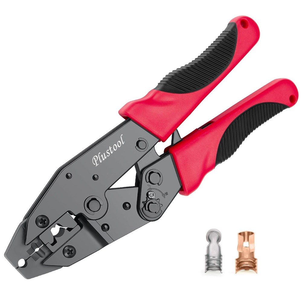 Crimping Tool for Spark Plug Ignition Wire, 8.5Mm Ratchet Spark Plug Wire