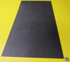 ABS Sheet Haircell Textured, 1 Side, Black, .094″ (3/32″) x 12″ x 24″, 4 Units