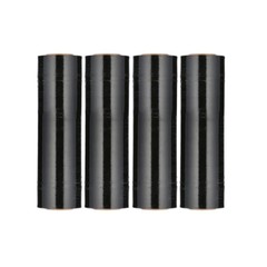 18″ x 1000′, Pallet Wrap Stretch Film Packing Black Hand Shrink Wrap 8 Rolls