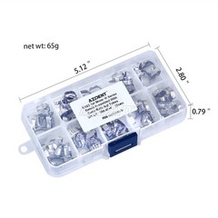 80Pc/Box AZDENT Dental Ortho M series Bands Buccal Tube 1st Molar Roth.022 Conv