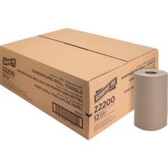 Brown 7.88″ x 350 FT 12 Roll Bathroom Paper Towel Dispenser Refill