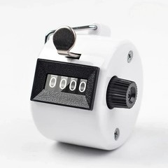 Hand Tally Counter, Handheld 4 Digit Lap Counter, Manual Mechanical Clicker HO