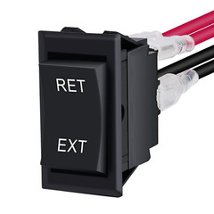 APIELE Momentary Switch Polarity Reverse 4 Pin (ON) off (ON) RV Power Jack DPDT