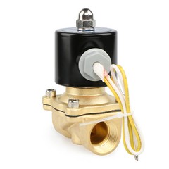 U.S. Solid Electric Solenoid Valve 3/4 inch Brass 110V AC