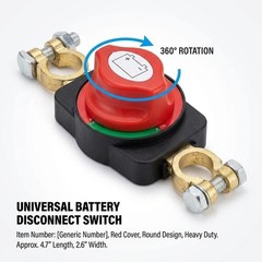 Top Post Battery Disconnect Switch Battery Disconnect Switch 3rd Gen Battery Kil