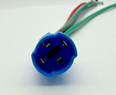 3 x 12MM Momentary Push Button Switch 12V w/ BLUE LED Pre-Wired Connector
