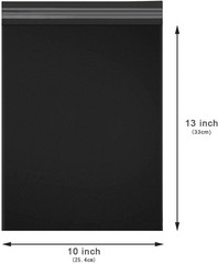 10×13 inch Biodegradable Shipping Bags,50 Count Compostable Poly Mailers with Ec