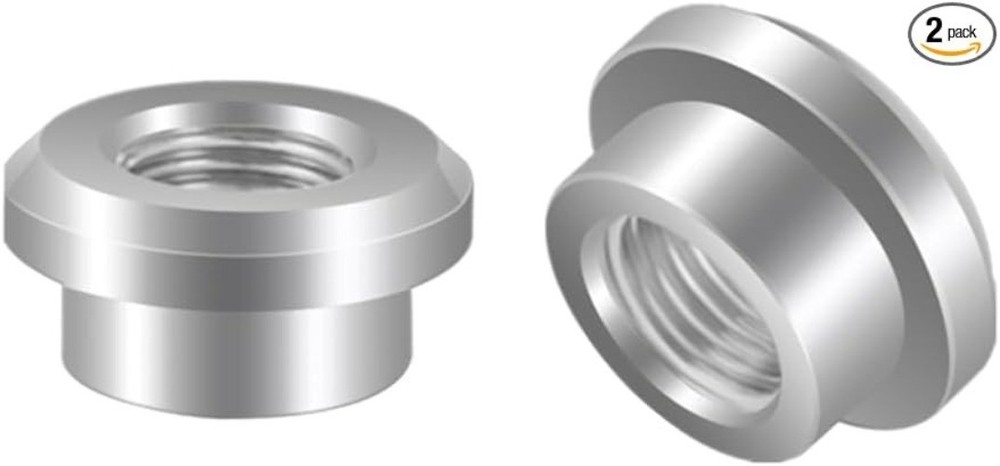 1/4 NPT Female Threaded Stepped Weld on Bung Fitting 2PCSSize: 1 Size: 1/4 NPT